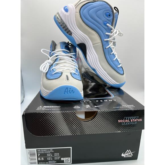 Nike Air Penny 2 Social Status Sneakers DM9132-100 Men's Size 7 New - Picture 6 of 14